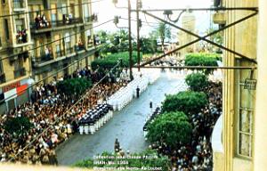 Oran - Avenue Loubet - Defile - 1958